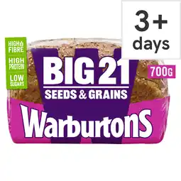 Tesco Warburtons the big 21 grains & seeds 700g offer