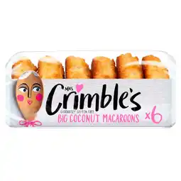 Tesco Mrs crimble's gluten free coconut macaroons 180g offer