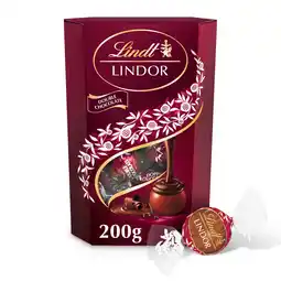 Tesco Lindt lindor double chocolate truffles 200g offer