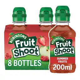 Tesco Robinsons fruit shoot summerfruits no added sugar 8x200ml offer