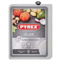 Tesco Pyrex silver 35cm roaster offer