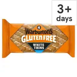 Tesco Warburtons white thins gluten free 4 pack 200g offer