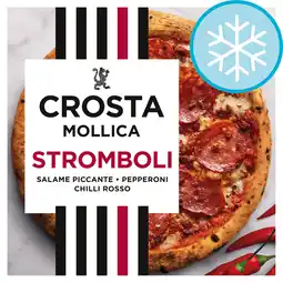 Tesco Crosta & mollica stromboll spicy salami pizza 447g offer