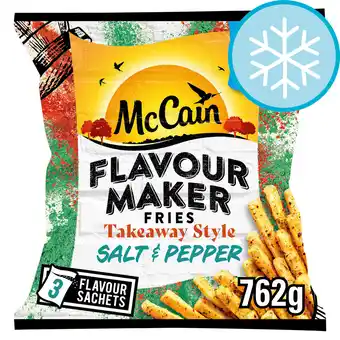 Tesco Mccain takeaway salt & pepper fries 762g offer