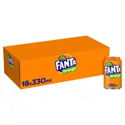 Tesco Fanta orange 18 x 330ml offer