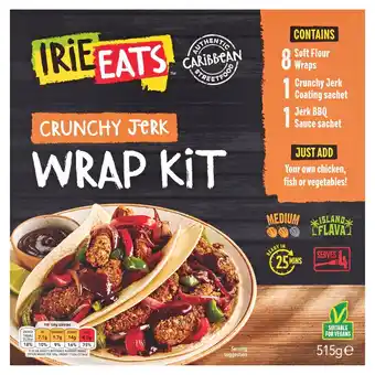 Tesco Irie eats crunchy jerk wrap kit 515g offer