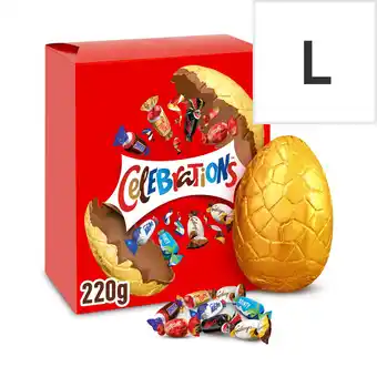 Tesco Celebrations chocolate egg 220g offer