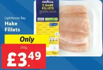 Lidl Lighthouse Bay Hake Fillets 250g offer