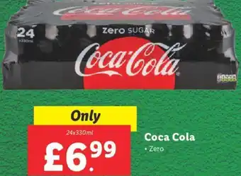 Lidl Coca Cola Zero 24x330 ml offer