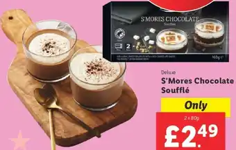 Lidl Deluxe S'Mores Chocolate Soufflé 2x80g offer