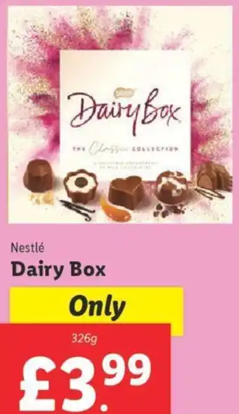 Lidl Nestlé Dairy Box 326g offer