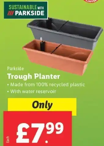 Lidl Parkside Trough Planter offer
