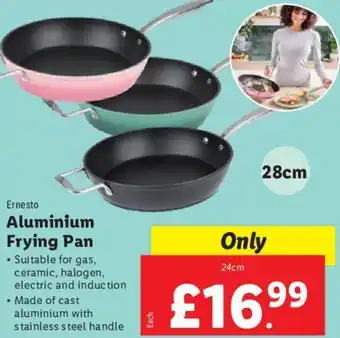 Lidl Ernesto Aluminium Frying Pan 28cm offer