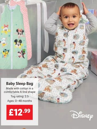 Lidl Baby Sleep Bag offer
