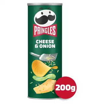 Tesco Pringles cheese and onion 200g offer