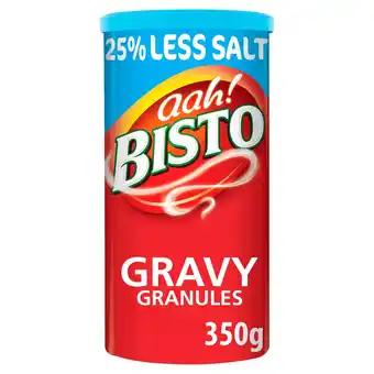 Tesco Bisto traditional reduced salt gravy granules 350g offer