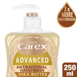 Tesco Carex advanced care shea butter handwash 250ml offer