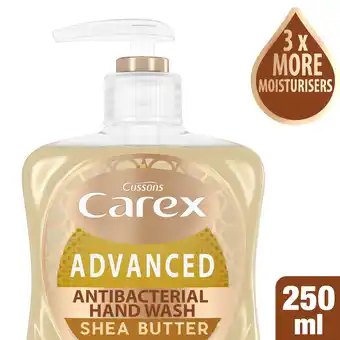 Tesco Carex advanced care shea butter handwash 250ml offer