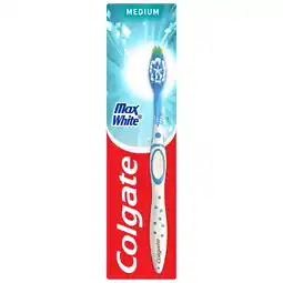 Tesco Colgate maxwhite medium toothbrush offer