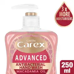 Tesco Carex advanced care macadamia oil hand wash 250ml offer