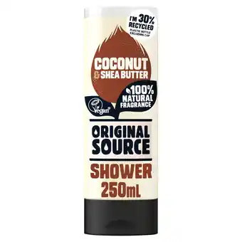 Tesco Original source coconut shower 250ml offer