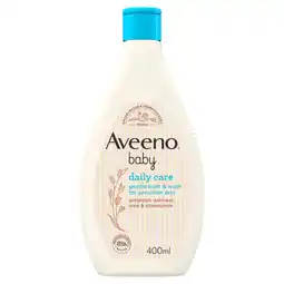 Tesco Aveeno baby daily care gentle bath & wash 400ml offer