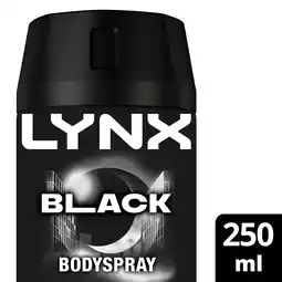 Tesco Lynx black body spray 250ml offer