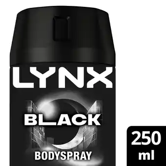 Tesco Lynx black body spray 250ml offer