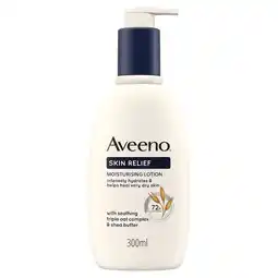 Tesco Aveeno skin relief body lotion 300ml offer