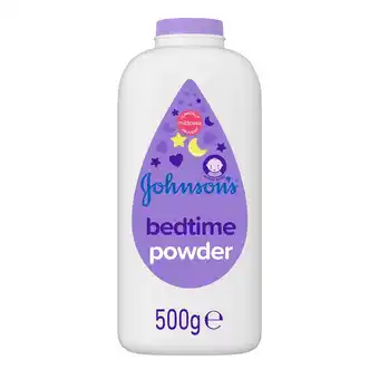 Tesco Johnson's baby bedtime powder 500g offer