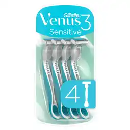 Tesco Gillette venus 3 sensitive disposable razors 4 pack offer