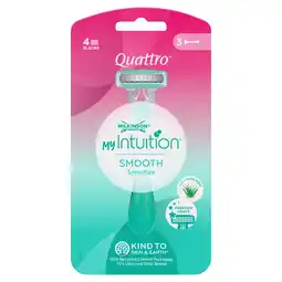 Tesco Wilkinson sword quattro for women disposable 3s offer