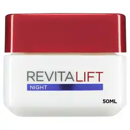 Tesco L'oreal paris revitalift night cream 50ml offer