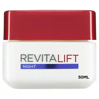 Tesco L'oreal paris revitalift night cream 50ml offer