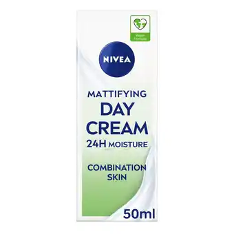 Tesco Nivea oil free moisturising day cream 50ml offer