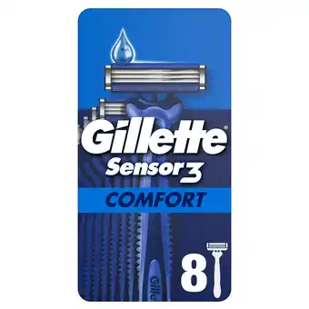 Tesco Gillette sensor 3 disposable razors 8 pack offer