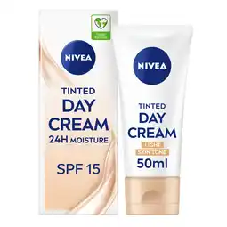 Tesco Nivea tinted moisturising day cream natural 50ml offer