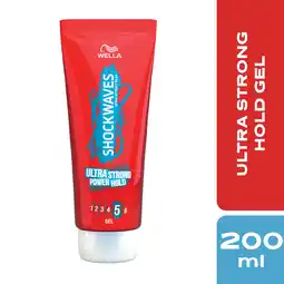 Tesco Shockwaves ultra strong power hold gel 200ml offer