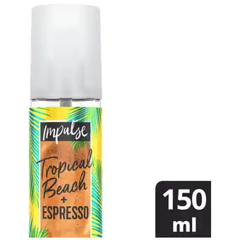 Tesco Impulse tropical & espresso bodymist 150ml offer