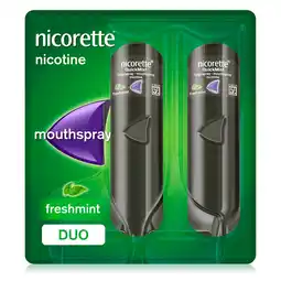 Tesco Nicorette quickmist mint spray duo offer