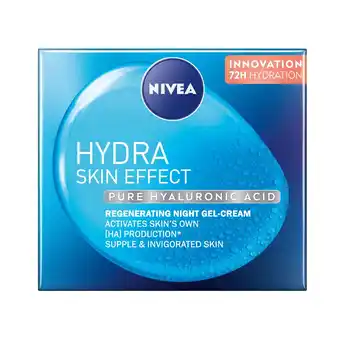 Tesco Nivea hydrating skin effect gel cream night 50ml offer
