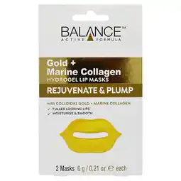 Tesco Balance gold collagen lip masks 6g x2 offer