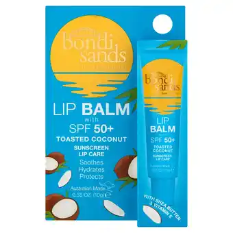 Tesco Bondi sands spf 50+ lip balm coconut 10g offer