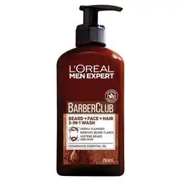 Tesco L’oreal men expert barberclub beard & face wash 200ml offer