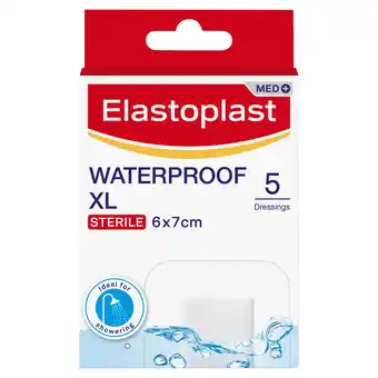 Tesco Elastoplast sterile waterproof dressing xl 5pack offer