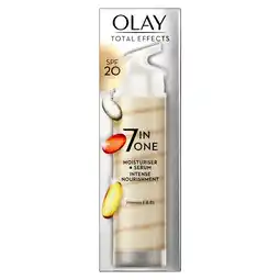 Tesco Olay total effects moisturiser & serum spf20 40ml offer