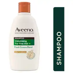 Tesco Aveeno fresh greens blend shampoo 300ml offer