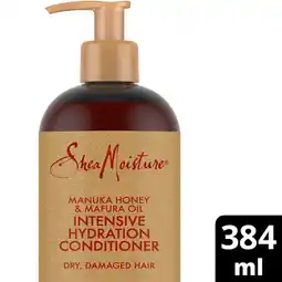 Tesco Shea moisture manuka honey & oil intensive conditioner 384ml offer
