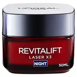 Tesco L'oreal paris revitalift laser renew night cream 50ml offer