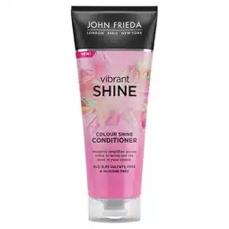 Tesco John frieda vibrant shine colour shine conditioner 250ml offer